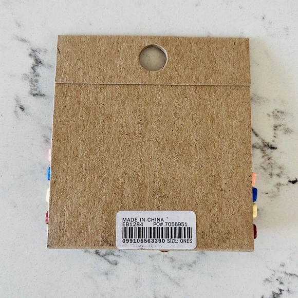 Madewell Four-Pack Palm Leaf Hair Ties - Picture 8 of 13